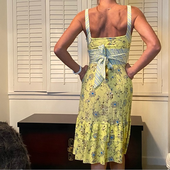 Free People mid-length yellow dress - Picture 10 of 15